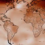 Mapa de altas temperaturas registradas en 2025 con relación al fenómeno "El Niño". Foto La Hora: NASA