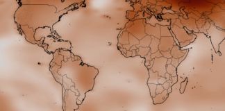 Mapa de altas temperaturas registradas en 2025 con relación al fenómeno "El Niño". Foto La Hora: NASA