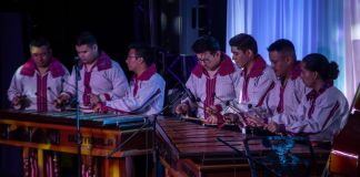Archivo de marimba nacional tocando en la Gran Sala “Efraín Recinos”. Foto La Hora: MCD