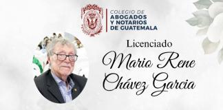 Esquela de Mario René Chávez