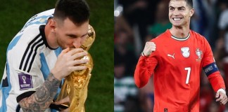 Lionel Messi y Cristiano Ronaldo se une a otros astros del fútbol en unirse al club de las cinco citas mundialistas.