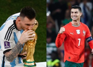 Lionel Messi y Cristiano Ronaldo se une a otros astros del fútbol en unirse al club de las cinco citas mundialistas.