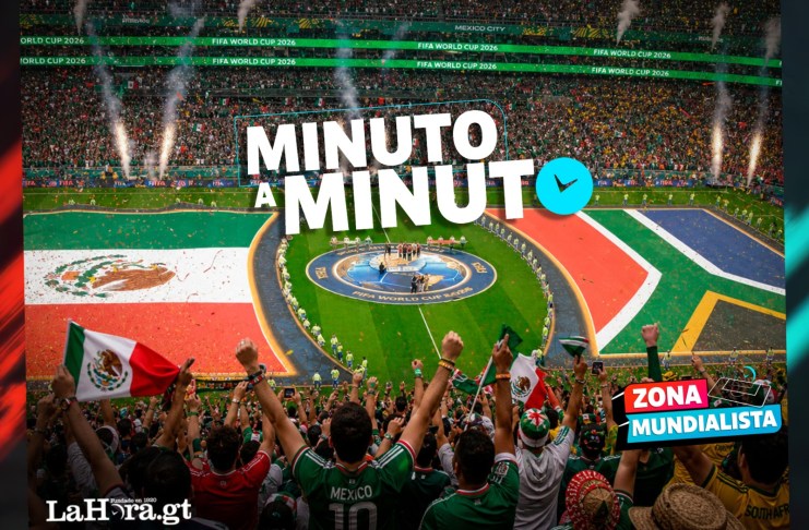 México y Sudáfrica se enfrentan en el Estadio Azteca en el partido inaugural del Mundial 2026. Sigue aquí el minuto a minuto.