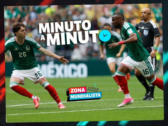 Minuto a minuto partido inaugural Mundial 2026 México, con gol de Julián Quiñónez, ya vence 1-0 a Sudáfrica en el partido inaugural del Mundial 2026.