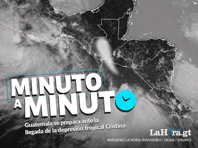 Minuto_d90d03 Guatemala se prepara ante la llegada de la depresión tropical Cristina. Arte La Hora: Alejandro Ramírez.