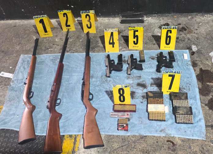 PNC suma más de 130 armas decomisadas en medio de ofensiva c