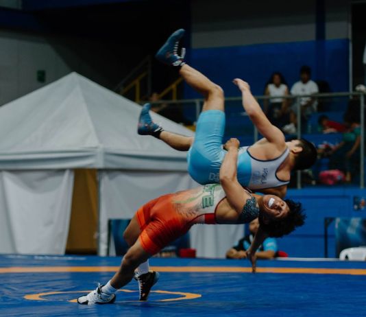 Participación de Guatemala en la XXXV Copa Internacional de Lucha Olímpica. Foto La Hora: FNLG