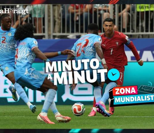 Minuto a minuto: RD Congo sorprende a Portugal en su debut en el Mundial 2026 con un empate 1-1 Las selecciones de Portugal y RD Congo empatan 1-1 en el primer partido del Grupo K del Mundial 2026. Foto La Hora: EFE