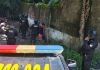 Presuntos motoladrones capturados en Escuintla. Foto La Hora: PNC