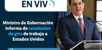 Retransmisión de conferencia de prensa del ministro de Gobernación. Arte La Hora: Roberto Altán