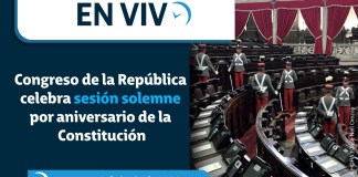 Retransmisión: Congreso de la República celebra sesión solemne por aniversario de la Constitución