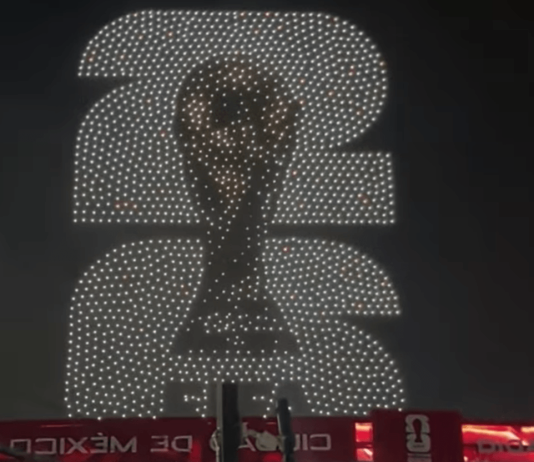 Surgen imágenes del ensayo del espectáculo con drones de la inauguración del Mundial FIFA 2026