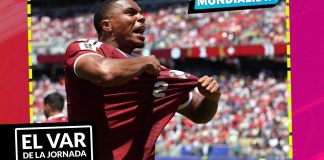 Pedro Miguel, jugador nacido en Portugal, celebra con orgullo la anotación de Catar, país al que representa tras ser nacionalizado. Foto La Hora: EFE