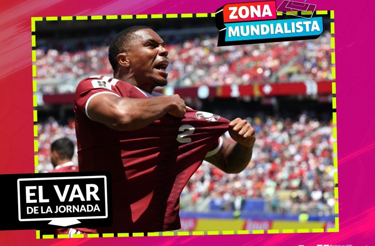 Pedro Miguel, jugador nacido en Portugal, celebra con orgullo la anotación de Catar, país al que representa tras ser nacionalizado. Foto La Hora: EFE