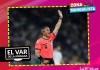 El VAR de la jornada: El juego mil de los mundiales y cuando los árbitros dejaron de vestirse de negro El cuerpo arbitral a cargo de dirigir el encuentro mil de un Mundial lució un uniforme conmemorativo con parches y detalles exclusivos. Foto La Hora: EFE