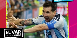 Ni las polémicas ni los penales frenan a Messi: De una posible tarjeta roja a los 5 goles que lo consagran Lionel Messi es ahora el máximo goleador en la historia de los Mundiales. Foto La Hora: EFE