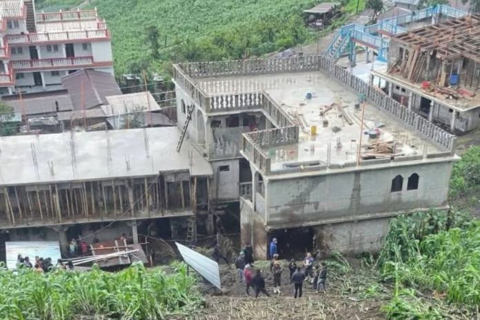 Archivo de viviendas afectadas por emergencias relacionadas con las lluvias. Foto La Hora: Conred