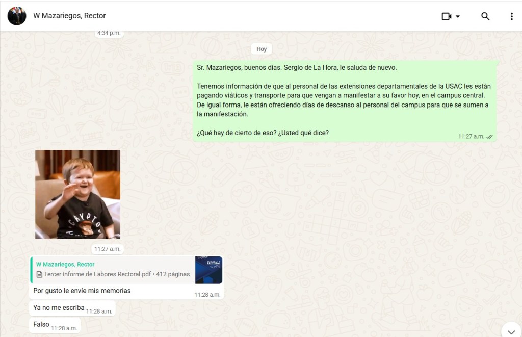Consulta a Walter Mazariegos