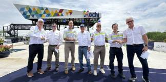 Xochi, conocida como carretera de las flores fue presentada de manera oficial este viernes. El domingo inicia operaciones. Foto La Hora: José Orozco
