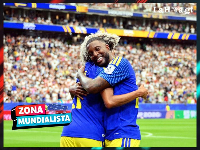 Jugadores de Curazao celebran