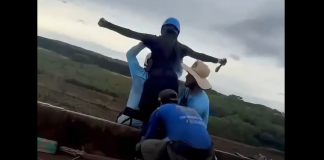 Mujer muere porque no colocaron bien el cable de seguridad al hacer salto de puentismo en Brasil Una mujer perdió la vida por un descuido de los encargados del puentismo.