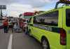 Muere motociclista en la zona 18. Foto: Bomberos Municipales.