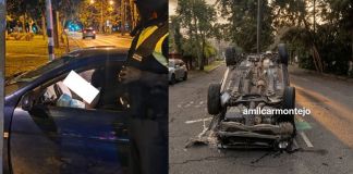 Las autoridades de tránsito reportaron varios accidentes durante la noche y madrugada.