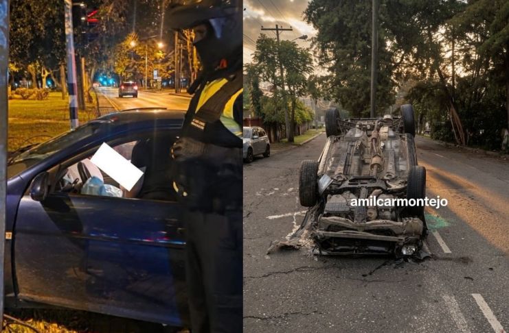 Accidentes de tránsito y un fallecido deja noche y madrugada, PMT reporta pruebas de alcoholemia positivas Las autoridades de tránsito reportaron varios accidentes durante la noche y madrugada.
