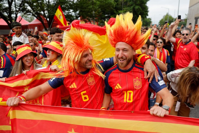La fiesta mundialista vive este domingo el día 11. Foto La Hora: EFE