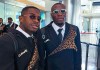 La selección del Congo hizo su aparición con un impresionante estampado de leopardo en su atuendo y maleta. Foto: X @FecofaRdc.