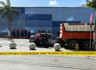 Ataque armado registrado en la zona 4 capitalina. Foto La Hora: Roberto Cordón