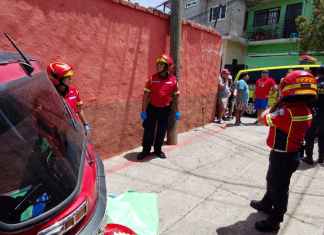 Ataque armado en la zona 13 capitalina. Foto: Bomberos Municipales.