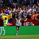 El alemán Aleksandar Pavlovic hace un gesto tras marcar un gol anulado durante el partido de la fase de grupos de la Copa Mundial de la FIFA 2026 entre Alemania y Costa de Marfil, en Toronto, Canadá. Foto La Hora: EFE