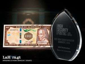 Billete conmemorativo de Q100 recibe reconocimiento internacional como el mejor de 2026
