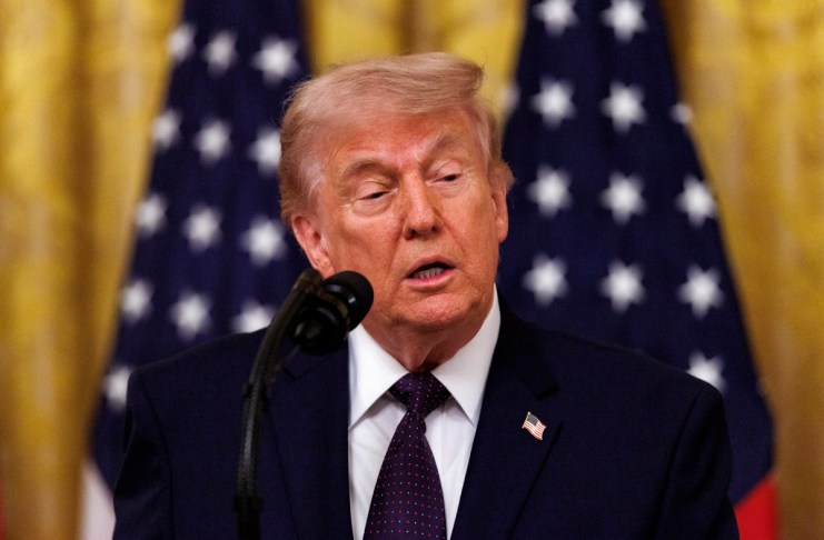 Foto de archivo del presidente Donald Trump. Foto La Hora: EFE