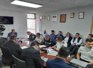 PNC detecta que circuito de cámaras de vigilancia que desmanteló en zona 18 era controlado por pandilleros desde prisión El director de la PNC, David Boteo, comenta por el control de las cámaras de vigilancia desinstaladas en zona 18 de la capital. Foto: La Hora