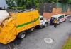 Los trabajadores y el chofer del camión lograron ponerse a salvo tras escuchar los disparos dirigidos contra la unidad.