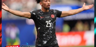Noventa minutos de agonía, un minuto de gloria: Canadá liquida a los Bafana Bafana. Foto La Hora: EFE