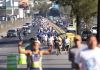 Deporte y prevención: festival atlético reúne a cientos de personas bajo el lema “Yo vivo sin drogas, tú decides” Deportistas participan en la actividad de la PNC para promover el deporte y no el consumo de drogas. Foto: PNC