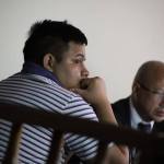 El Tribunal Quinto de Sentencia Penal desarrolla el juicio en contra de uno de los supuestos asesinos del oftalmólogo, Miguel Ángel Campos. Foto La Hora: Daniel Ramírez