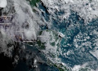 Clima en Guatemala: Insivumeh prevé un sábado con lluvias y calor mapa satelital de Centroamérica