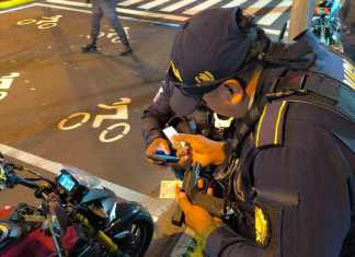 En el marco del plan Semáforo Seguro, la PNC reportó la consignación de motocicletas y la imposición de más de 5 mil multas. Foto La Hora: PNC