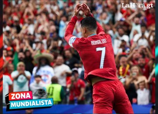 Tras anotar un doblete histórico ante [Rival/Uzbekistán], Cristiano Ronaldo no quiso hablar sobre Messi. Foto La Hora: EFE