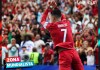 Tras anotar un doblete histórico ante [Rival/Uzbekistán], Cristiano Ronaldo no quiso hablar sobre Messi. Foto La Hora: EFE