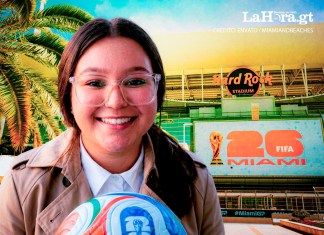 Frances Martínez Cáceres será una de las guatemaltecas que participará en la copa del mundo 2026 como voluntaria en cada partido.