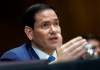 El secretario de Estado de Estados Unidos, Marco Rubio, fue captado el pasado 3 de junio, durante un comparecencia ante un comité del Senado estadounidense, en Washington DC (EE.UU.). Foto La Hora: EFE