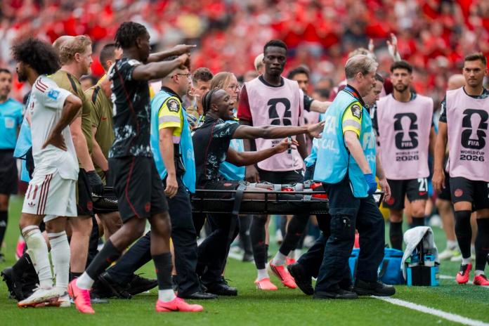 Koné, la cara triste de la goleada canadiense