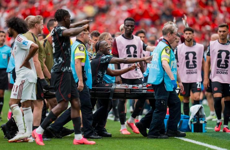 Koné, la cara triste de la goleada canadiense