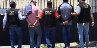 El propietario al enterarse que la herramienta era vendida de forma anómala, dio aviso a la PNC para recuperarla por medio de una simulación de compra. Foto La Hora: PNC