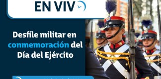 El desfile militar comenzó en la Avenida Las Américas, enfilará hacia el Obelisco, la Avenida Reforma hasta finalizar el Campo Marte.